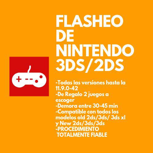 OFERTA !!! FLASHEO DE NINTENDO 3DS/2DS
