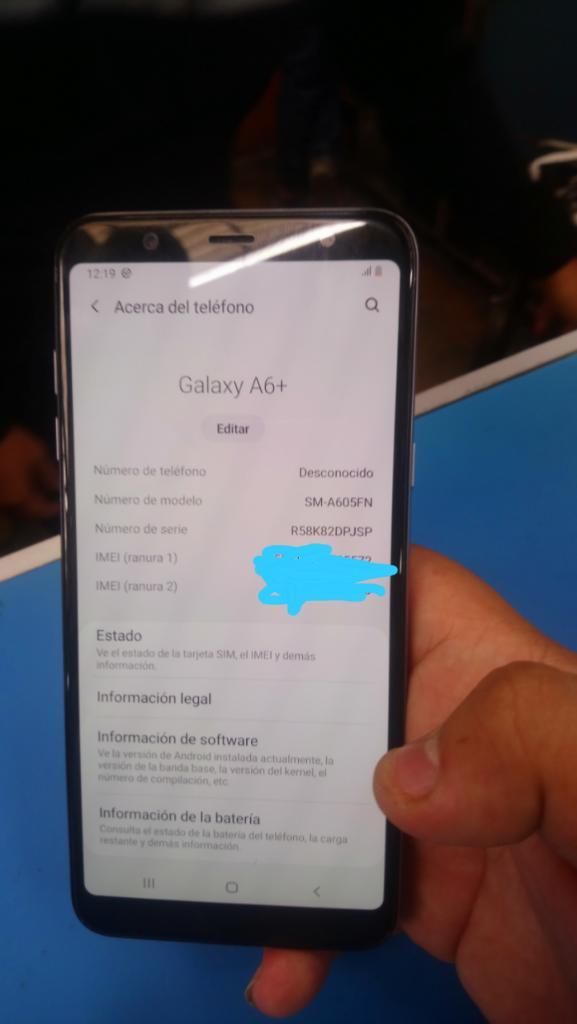 Samsung A6 (plus) Doble Sim