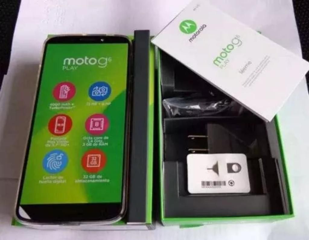 Vendo Moto G6 Play Nuevo 32gb