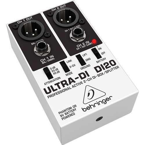 Caja Directa Behringer Ultra-di Di20 Direct Box Splitter 2ch