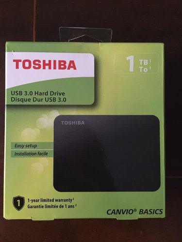 Disco Duro Externo Toshiba 1tb Usb 3.0 Canvio Basics