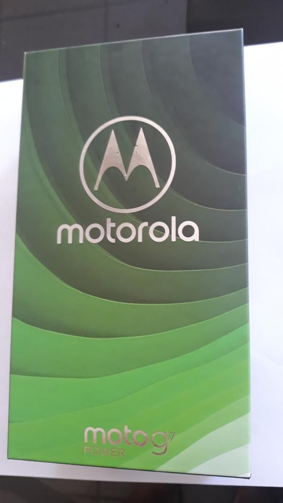 Moto G7 Power Sellada