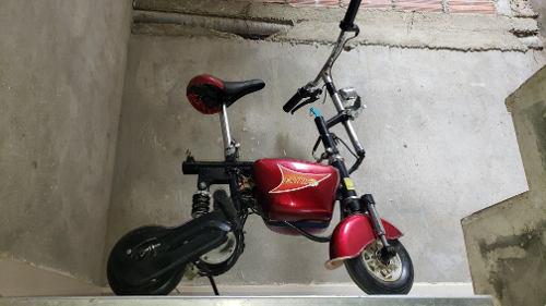 Scooter Electrico Con Su Cargador