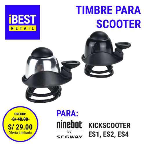Timbre Para Scooter Segway-ninebot Es1, Es2, Es4
