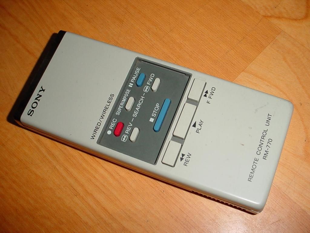 Control Remoto Para Deck De Cassette Sony Rm770 Japan