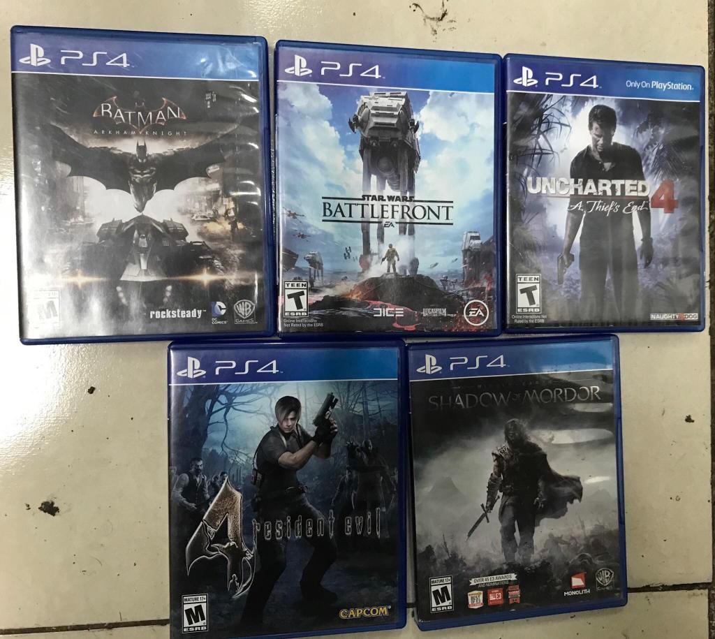 Juegos de Ps 4