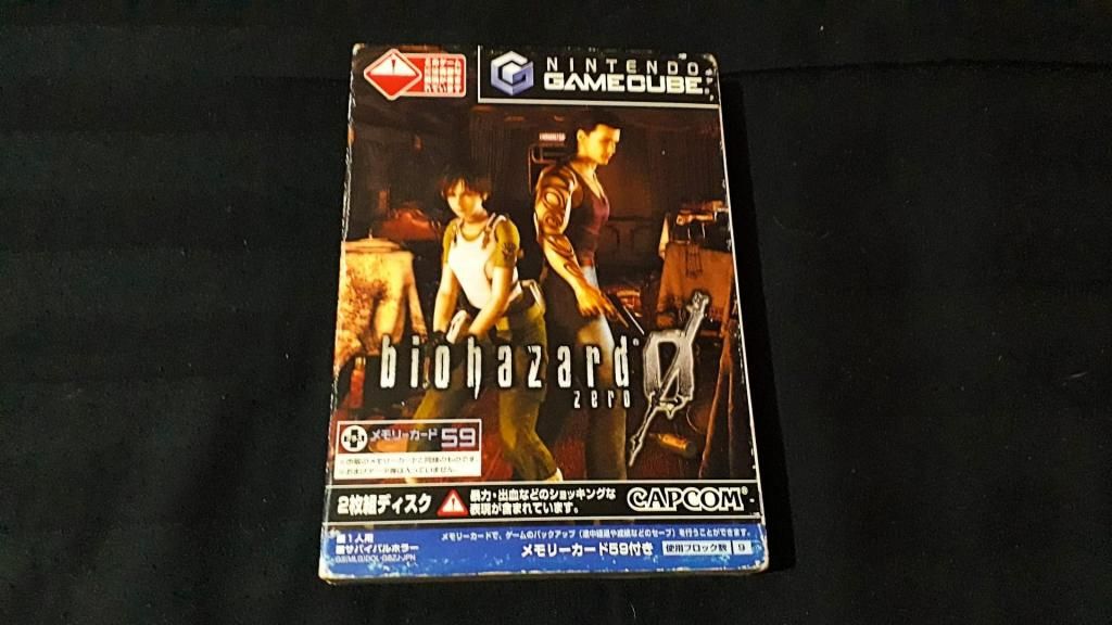 Resident Evil Zero GAMECUBE Biohazard Zero Japones Completo