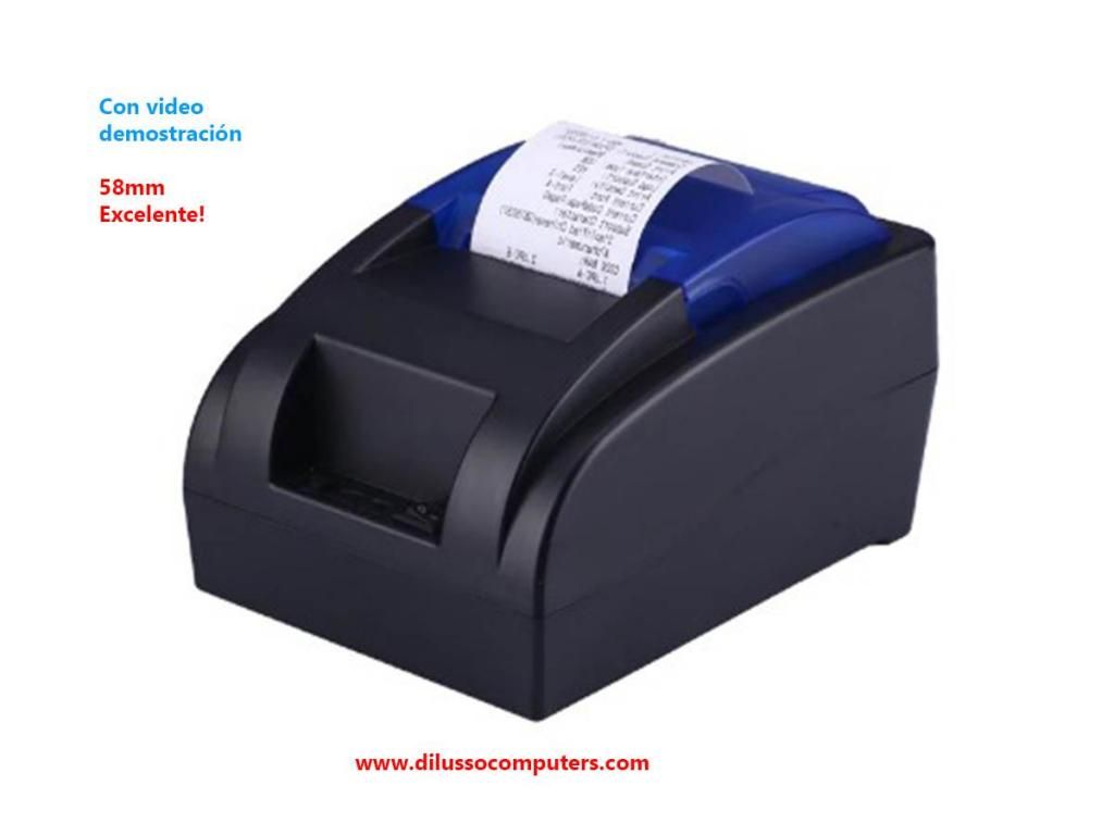 TICKET Ticketera 58mm Termica impresora SOFTWARE INVENTARIO