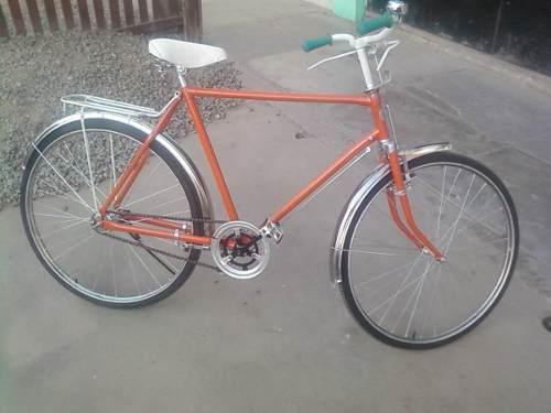 Bicicleta Vintage Color Naranja