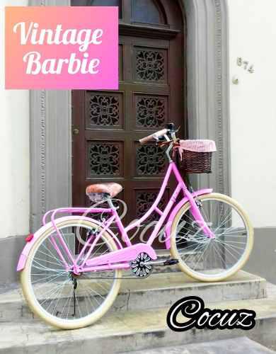 Bicicleta Vintage Color Rosado Barbie Aro 26 Aluminio Nueva