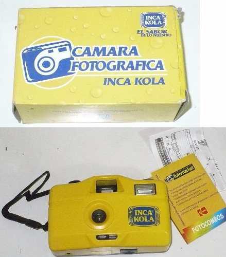Camara Fotografica Inca Kola, Nuevo, De Coleccion, En Caja