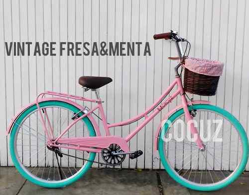 Nueva Bicicleta Vintage Modelo Holandés Paseo Genuino Mujer