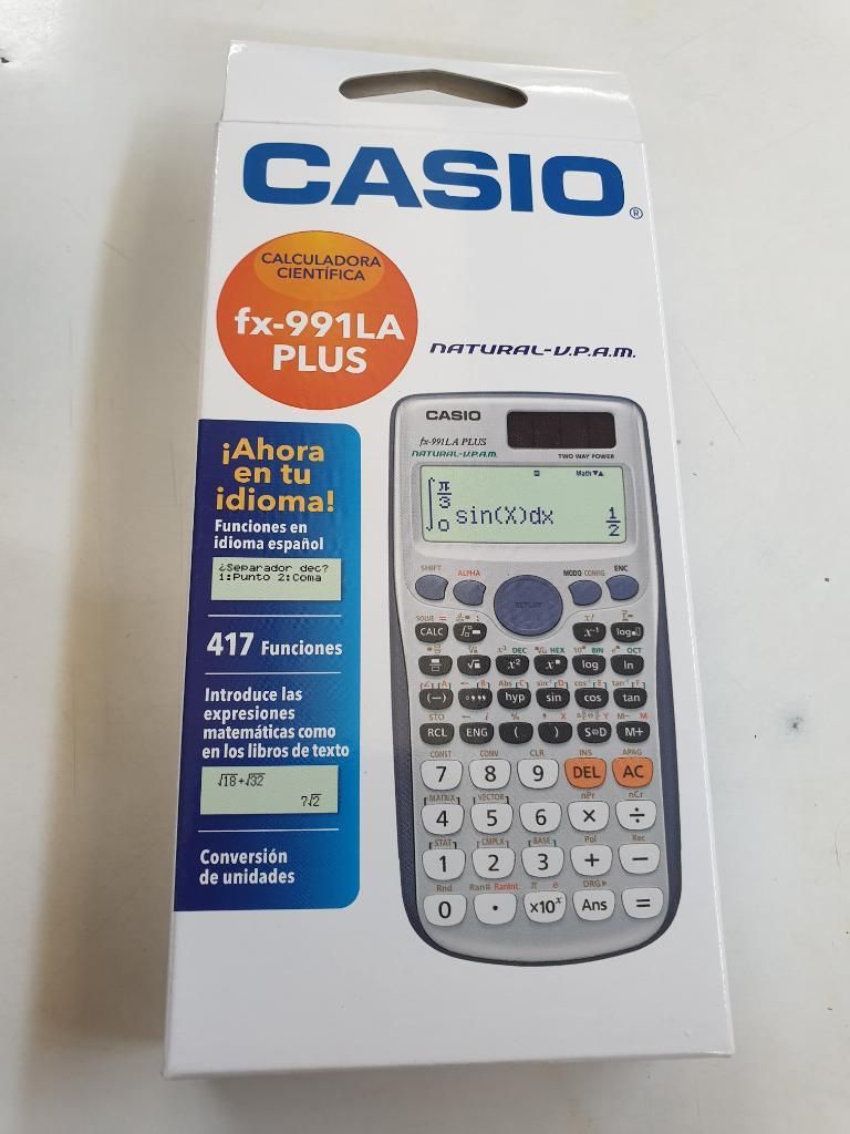 Calculadora Casio Fx 991la Plus