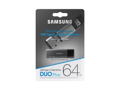 Memoria Usb Flash 3.1 Samsung Duo Plus Titan Gris 64gb