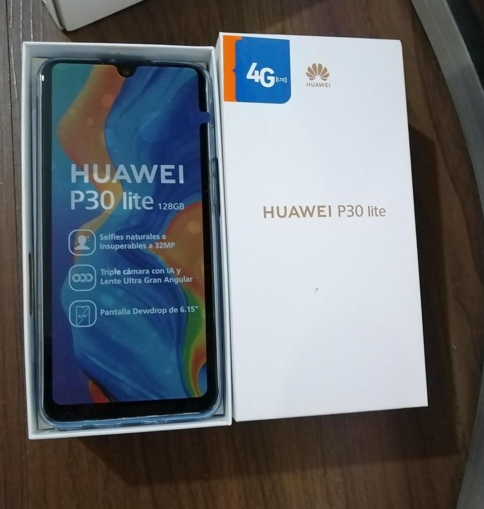 Huawei P30 Lite de 128gb color azul orquidia Nuevo
