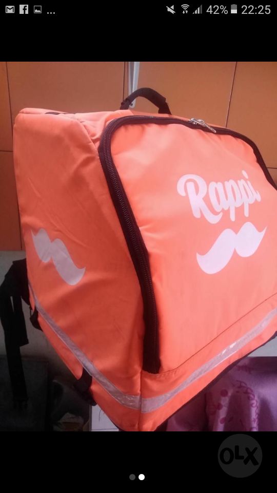 Mochila rappi 140 nueva