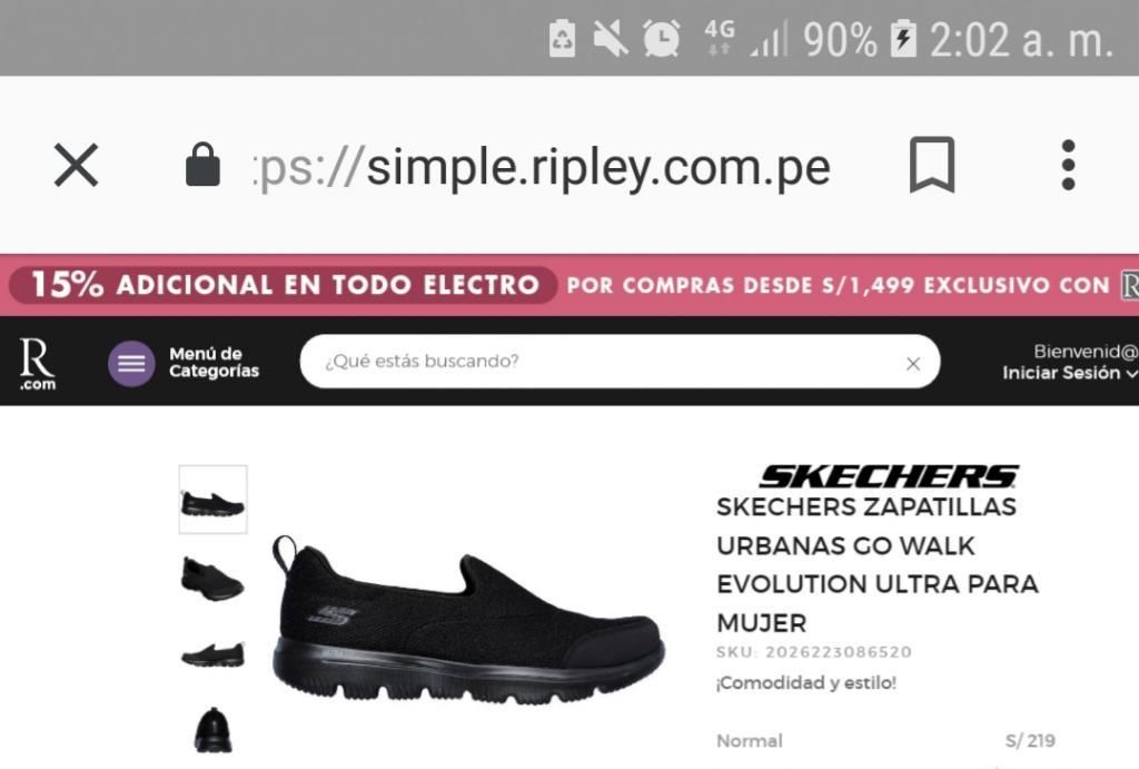 Zapatillas Skechers Mujer Nueva Original