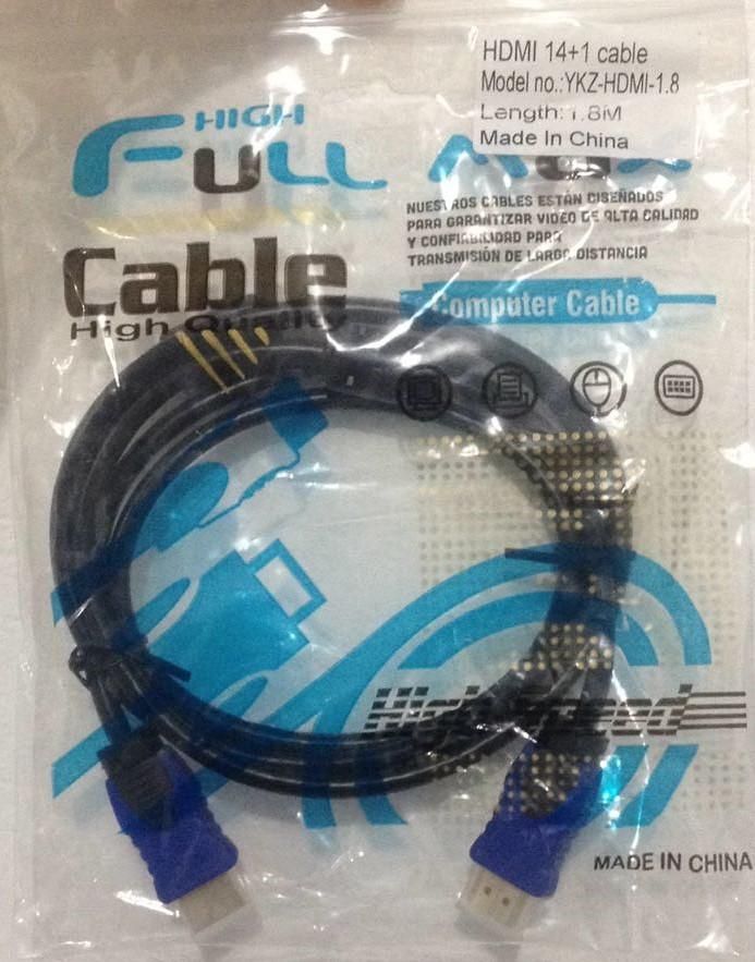 CABLE HDMI FULLMAX 1.8 MTS
