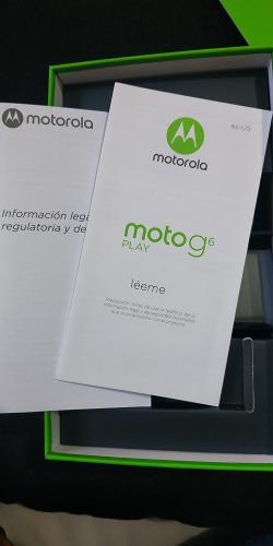 Celular Motog6 Play Nuevo En Caja