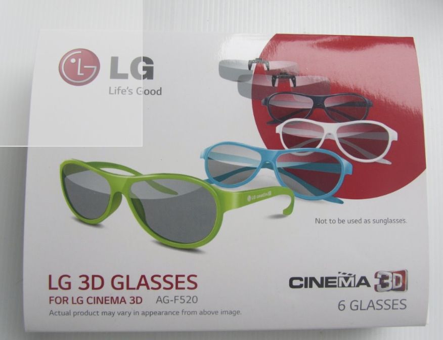 Lentes Cinema 3D LG AG-F315