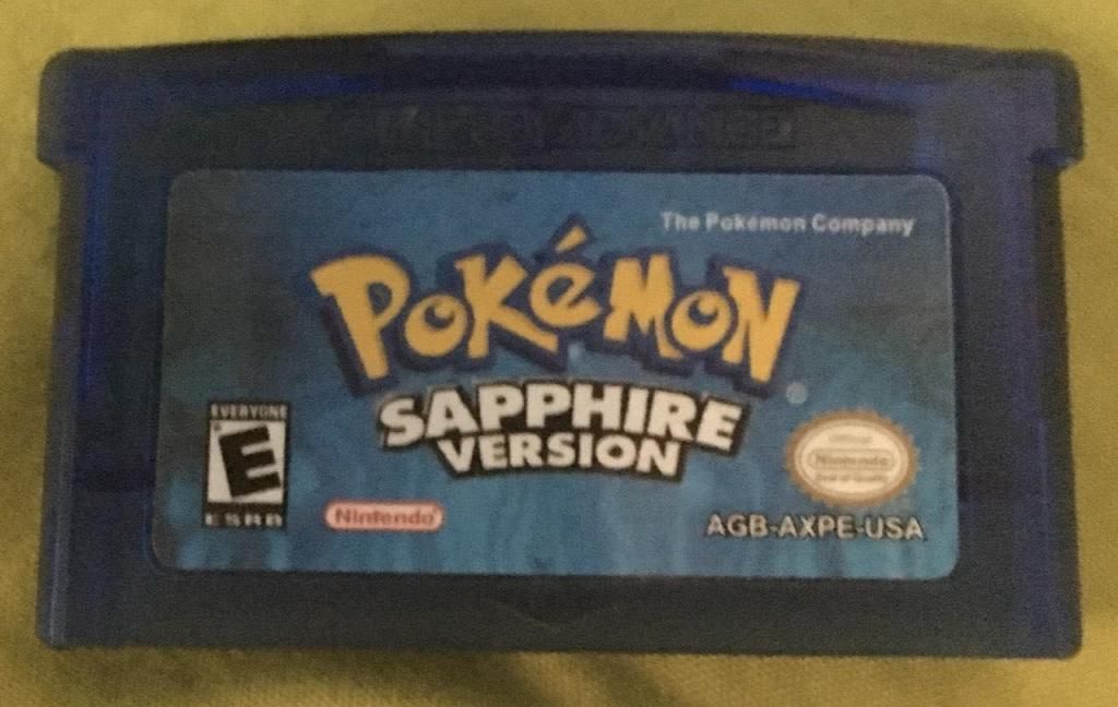 Pokemon Sapphire Zafiro Original Gameboy Advance