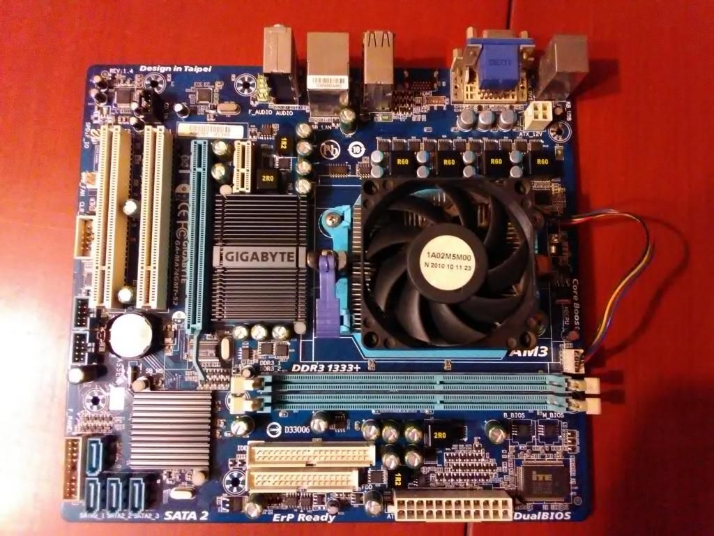 Procesador AMD Athlon II XGHz Placa Gigabyte GA