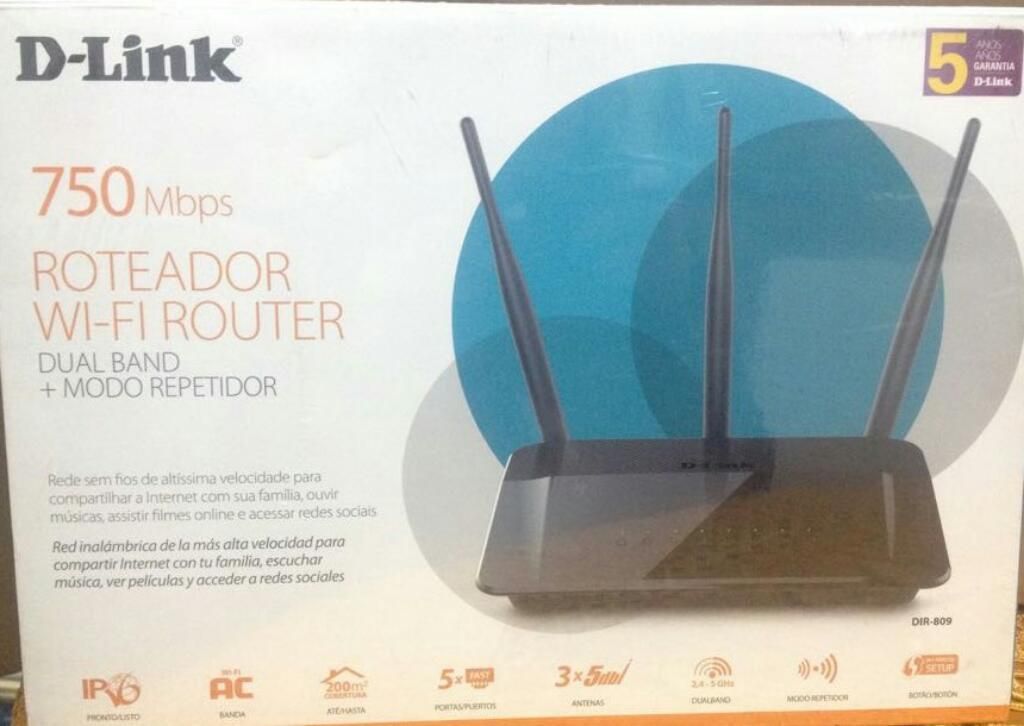 Router D Link Wireless Ac750 Dir 809