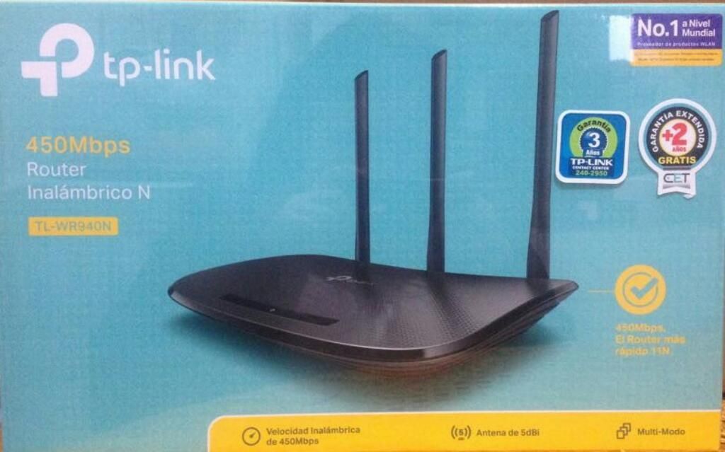 Router Tp Link Wireless 300 Tl Wr940n