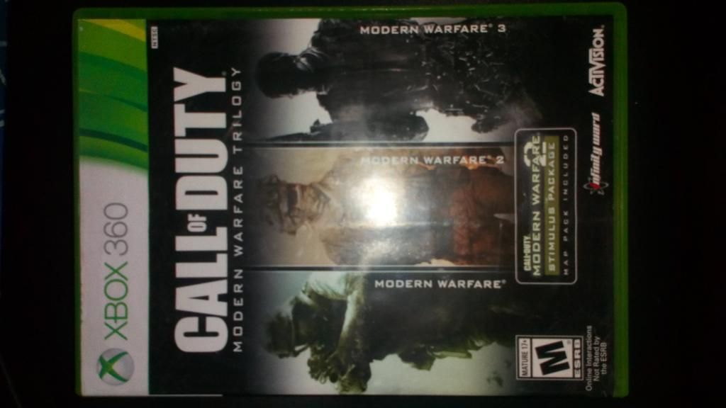 Vendo Call Of Duty Mw Trilogy para X360