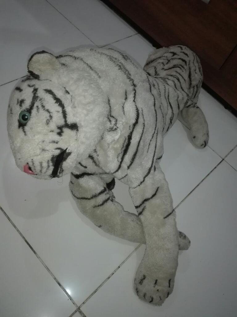 Tigre Bengala Peluche Blanco
