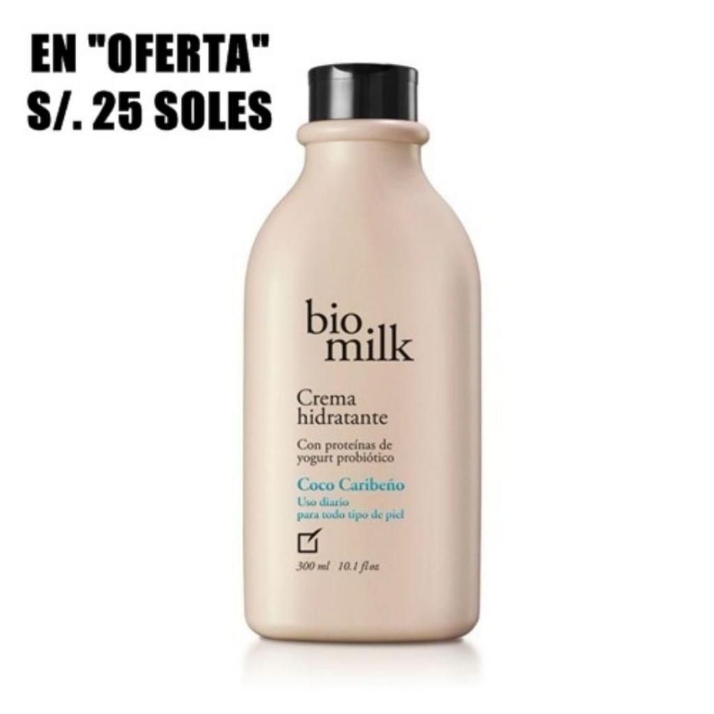 Crema hidratante Bio Milk Coco caribeño de Unique.