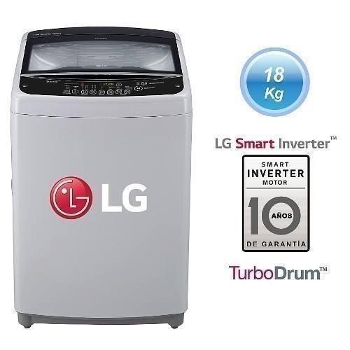 Lavadora Lg Ts1805ns Capacidad 18 Kg - Color Silver.