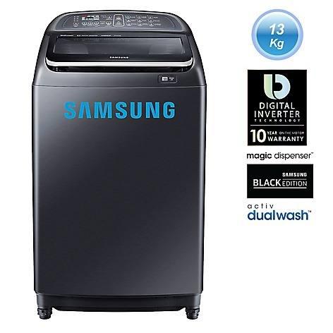 Lavadora Samsung Black Edition Con Activ Dualwash De 13 Kg