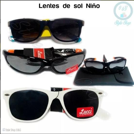 Lentes De Sol para Niño de Acetato