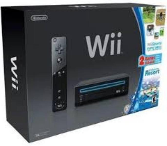 Oferta Nintendo Wii Black Flasheado