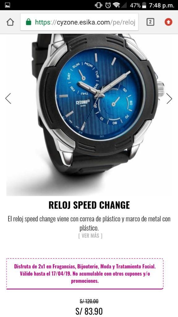 Reloj Spedd Change