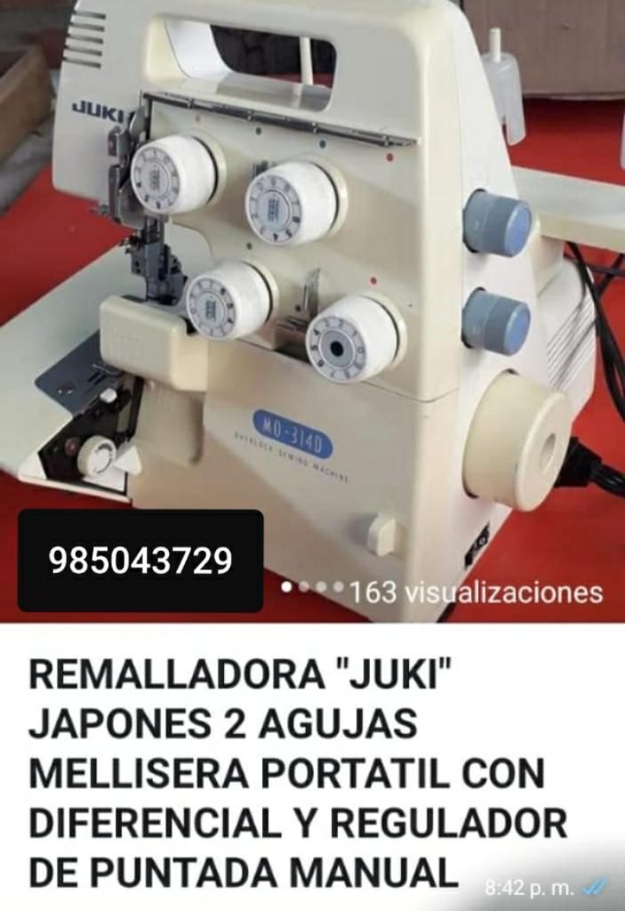 Maquina de Coser Remalladora Juki
