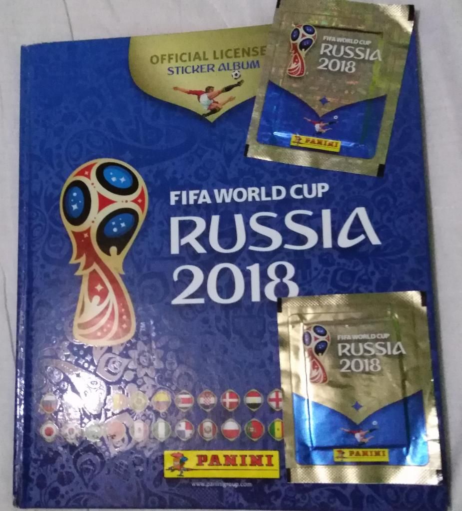 ALBUM PANINI RUSIA  COMPLETO CON TAPA DURA PRECIO