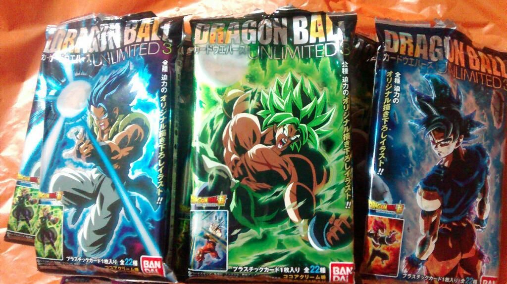 Dragon Ball Unlimited Vol3 Cards Japones