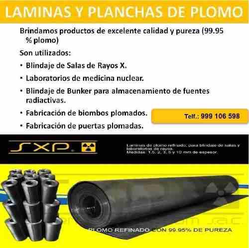 Laminas, Rollos Y Planchas De Plomo
