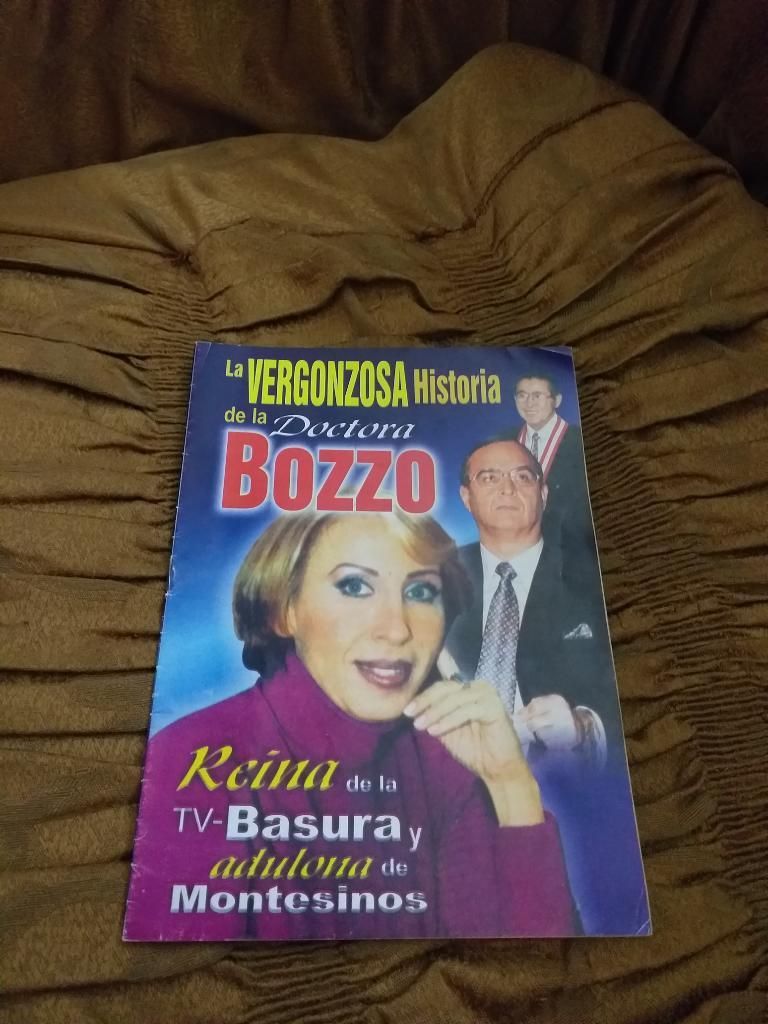 Libro sobre Laura Bozzo Escandalo Montes