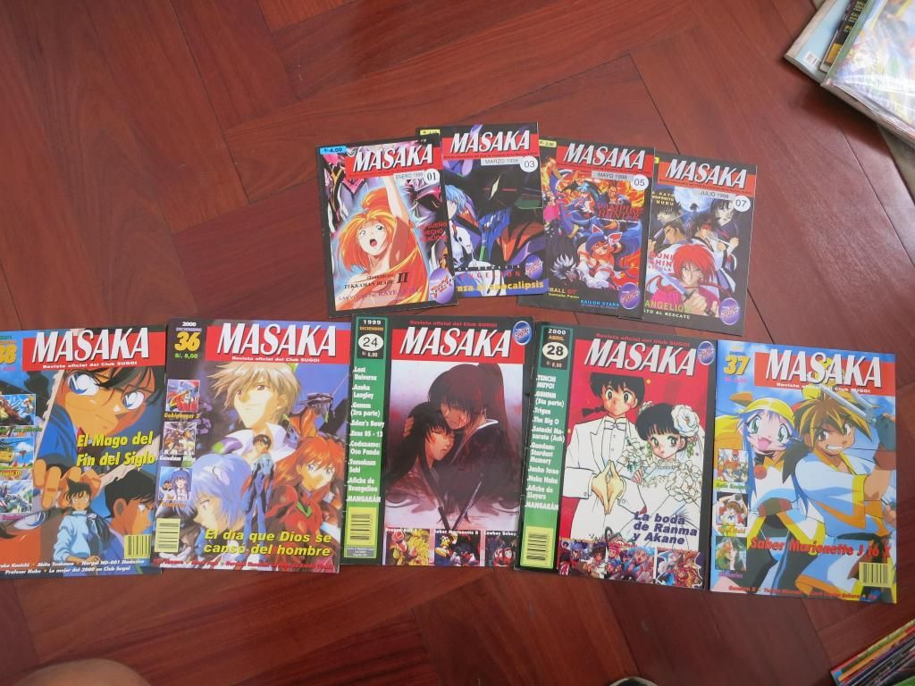 Revistas Sugoi, Masaka Y Manga Express