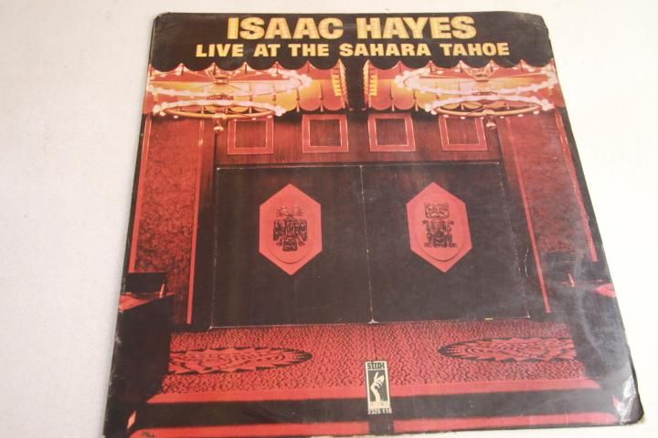 isaac hayes live at the sahara tahoe LP vinilo edición