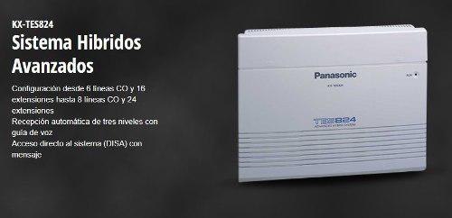 Central Telefonica Panasonic Kx-tes824 + 5 Extensiones