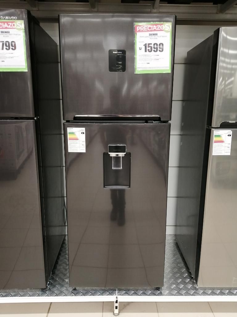 Refrigeradora Daewoo Jet Black 392 Lts