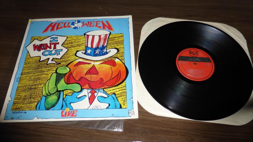 Helloween I want Out Live Lp epoca