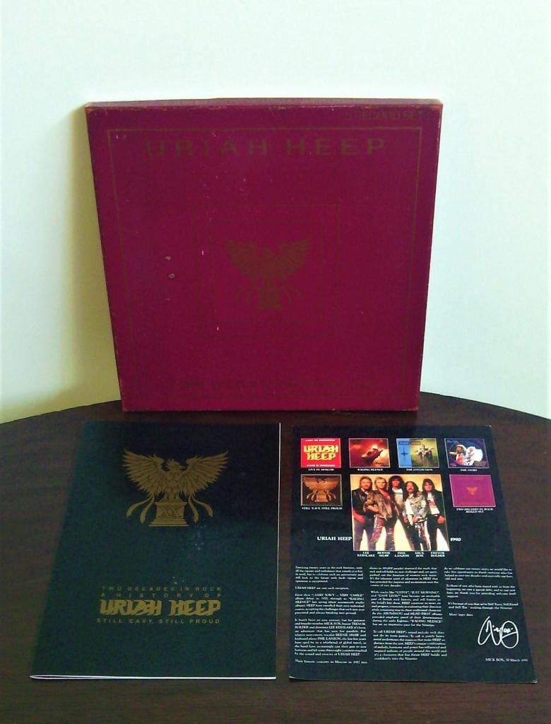 Uriah Heep Two Decade in Rock / Set 5 Lps