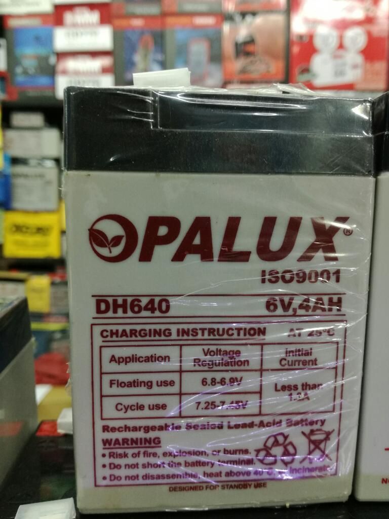 Bateria 6v4 Opalux