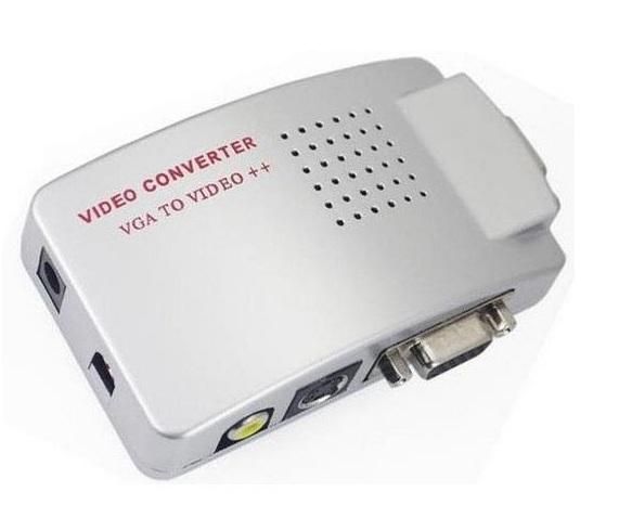 Convertidor VGA to RCA o SVideo y Accesorios completos