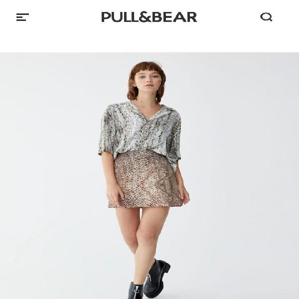 Falda marca Pull and Bear moda europa